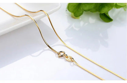 Colar Feminino Hoyon Puro 14k Banhado a Ouro – Joia Elegante e Sofisticada para o Pescoço