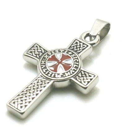 Colar Criativo com Pingente de Cruz de Jesus Cristo – Design Religioso Simples e Elegante para Homens e Mulheres