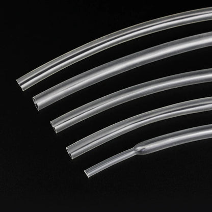 Tubo termo retrátil transparente, diâmetro 22mm - 60mm, 1 metro