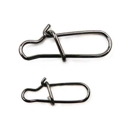 Snap de pesca feito de aço inoxidável, tamanho 9mm, 11mm e 13mm - pacote com 100 pçs