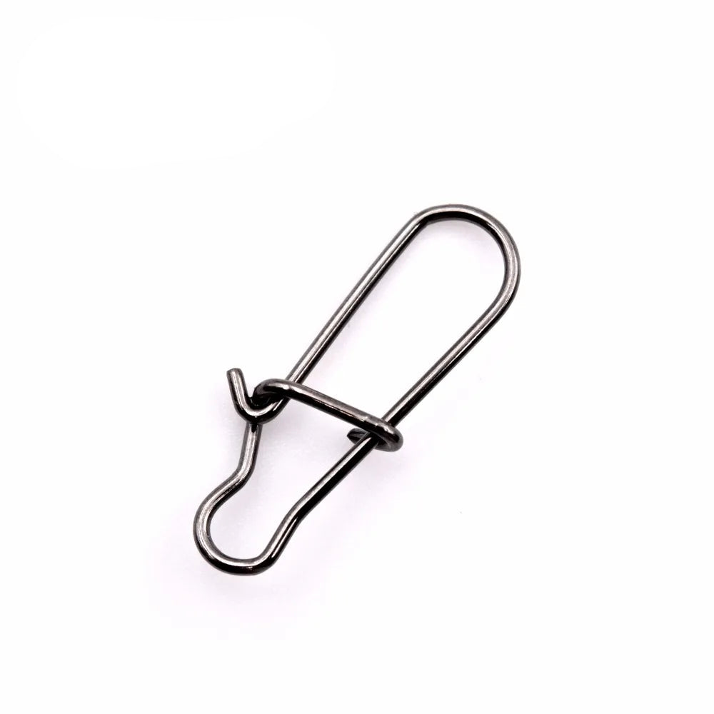 Snap de pesca feito de aço inoxidável, tamanho 9mm, 11mm e 13mm - pacote com 100 pçs