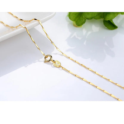 Colar Feminino Hoyon Puro 14k Banhado a Ouro – Joia Elegante e Sofisticada para o Pescoço