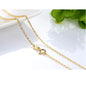 Colar Feminino Hoyon Puro 14k Banhado a Ouro – Joia Elegante e Sofisticada para o Pescoço