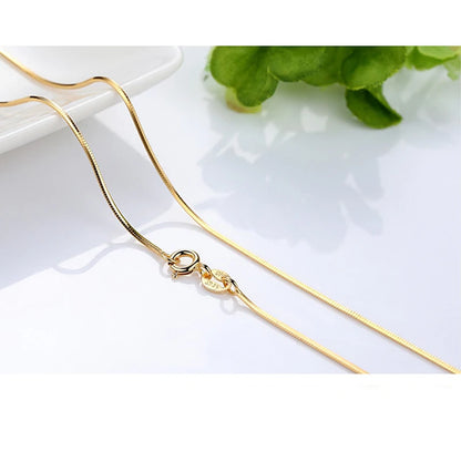 Colar Feminino Hoyon Puro 14k Banhado a Ouro – Joia Elegante e Sofisticada para o Pescoço