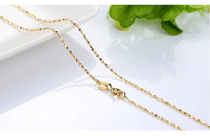 Colar Feminino Hoyon Puro 14k Banhado a Ouro – Joia Elegante e Sofisticada para o Pescoço