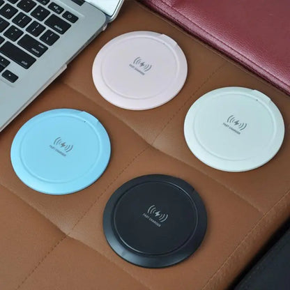 Carregador Wireless 15W Qi Indução Rápida para iPhone 12/11 Pro, Xs Max, Samsung e Xiaomi