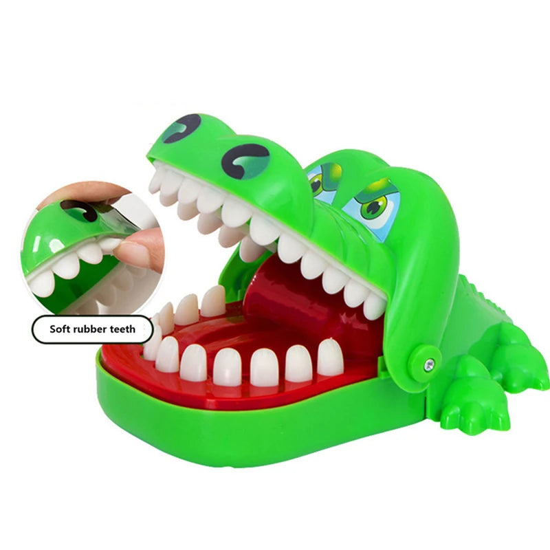 Brinquedo Crocodilo de Dentes para Crianças - Jogo de Mordida de Jacaré - Jogo do Dentista Divertido para Festa e Jogo de Sorte para Crianças - Brinquedos Engraçados para Crianças.