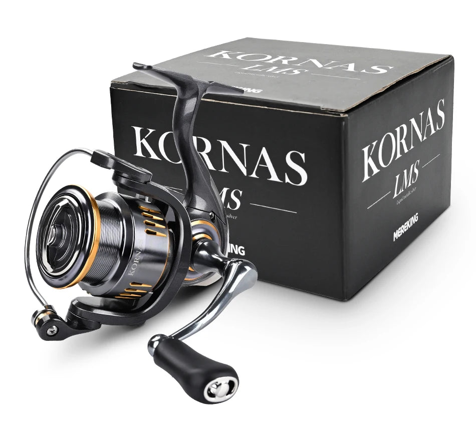 Molinete de pesca livre de ferrugem, rolamento suave 5.2:1, potência máxima 12kg.