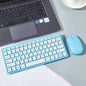 Conjunto de Teclado e Mouse Sem Fio 2.4G, Teclado Mini Portátil e Mouse para Notebook, Laptop, Mac, Desktop, PC, TV Smart e PS4.