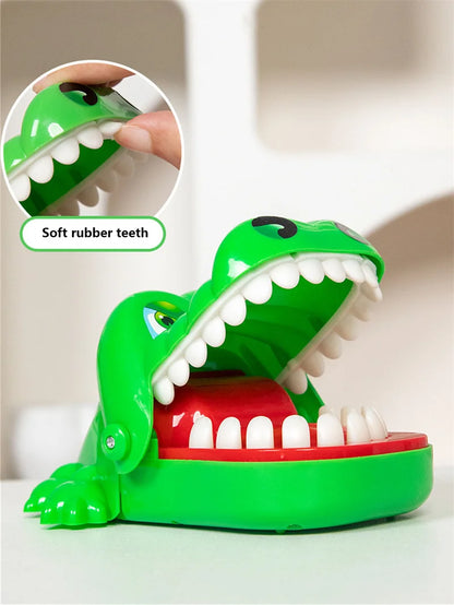 Brinquedo Crocodilo de Dentes para Crianças - Jogo de Mordida de Jacaré - Jogo do Dentista Divertido para Festa e Jogo de Sorte para Crianças - Brinquedos Engraçados para Crianças.