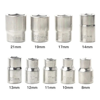 Conjunto Chave De Roda Soquetes Sextavados Titanium 27 Pçs