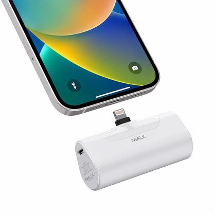 Powerbank iWALK 4500 mAh - Carga Rápida e Compacta para iPhone e Smartphones