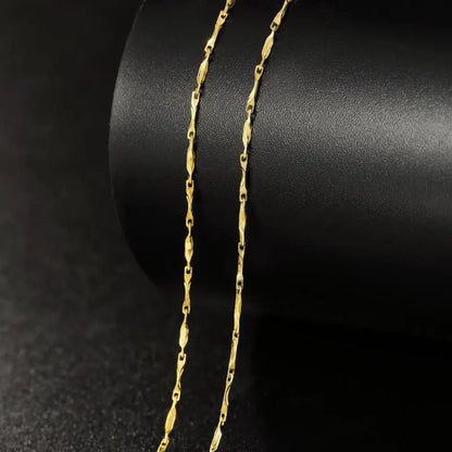 Colar Feminino Hoyon Puro 14k Banhado a Ouro – Joia Elegante e Sofisticada para o Pescoço