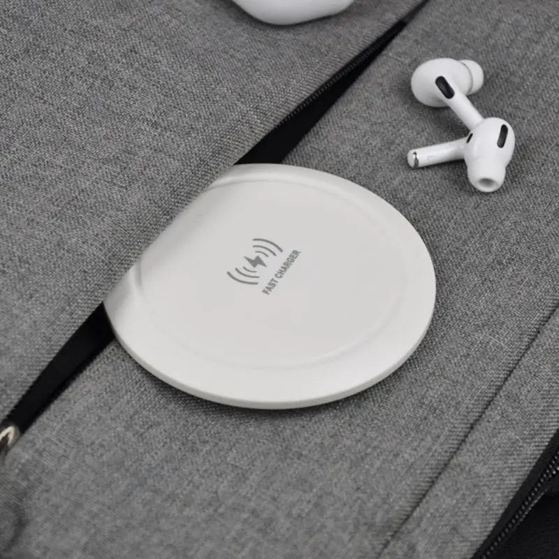 Carregador Wireless 15W Qi Indução Rápida para iPhone 12/11 Pro, Xs Max, Samsung e Xiaomi
