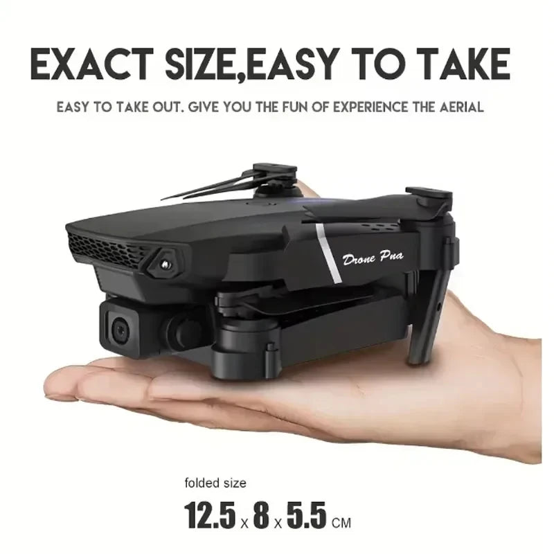 Drone Profissional E88 4K com Câmera HD 1080P, WiFi, FPV, Altura Hold e Design Dobrável