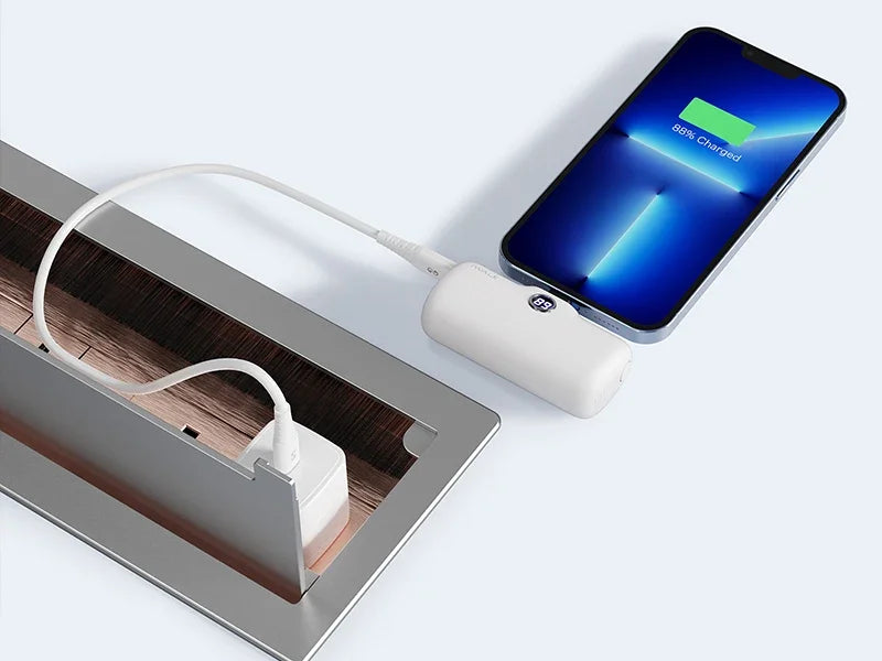 IWALK Power Bank Portátil 4800mAh - Carregador Ultra Mini com Carga Rápida para iPhone e Dispositivos Móveis - Banco de Bateria Externo