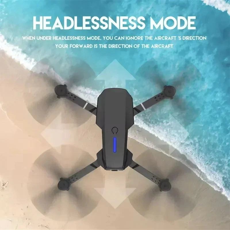 Drone Profissional E88 4K com Câmera HD 1080P, WiFi, FPV, Altura Hold e Design Dobrável