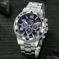 Relógio Masculino Pallyjane Silver - Metal, Prata, À Prova D'Água com LED Master