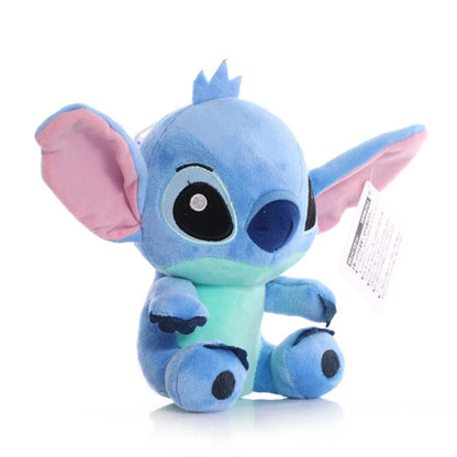 Bonecas de Pelúcia Disney Cartoon Azul e Rosa Stitch - Brinquedos Stitch 20CM - Brinquedos de Pelúcia Stitch - Presentes para Crianças.