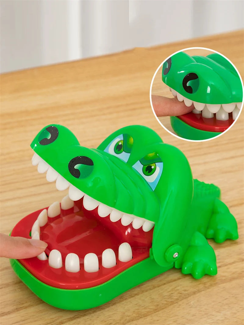 Brinquedo Crocodilo de Dentes para Crianças - Jogo de Mordida de Jacaré - Jogo do Dentista Divertido para Festa e Jogo de Sorte para Crianças - Brinquedos Engraçados para Crianças.