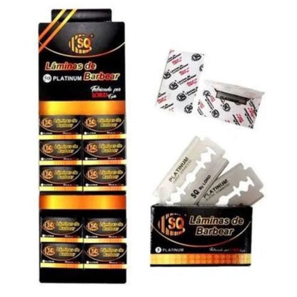 Lamina Para Barbear Lord Platinum Profissional Cx 50 Unidades