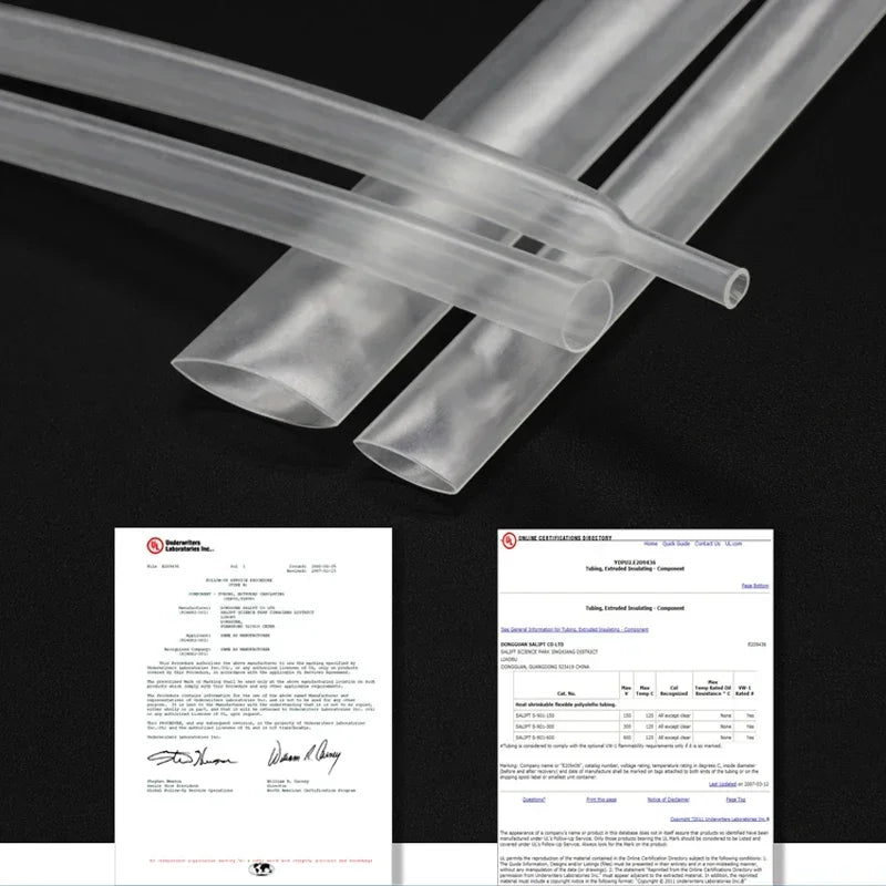 Tubo termo retrátil 25mm diâmetro, transparente, 5 metros