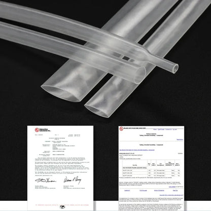 Tubo termo retrátil 25mm diâmetro, transparente, 5 metros