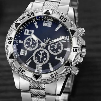 Relógio Masculino Pallyjane Silver - Metal, Prata, À Prova D'Água com LED Master