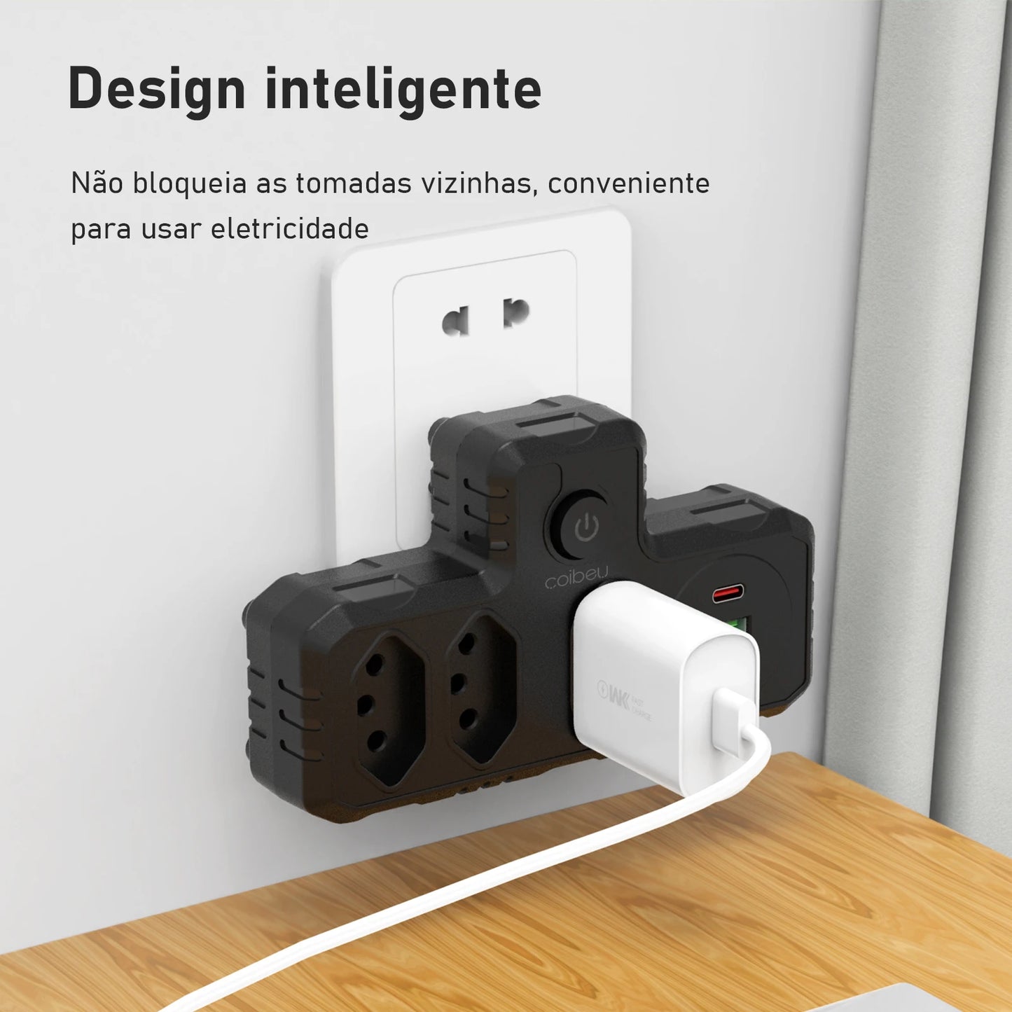 Tomada, plugue, régua de tomadas, tomada USB, tomada de parede, extensão elétrica, ponto de energia, adaptador universal de plugue.