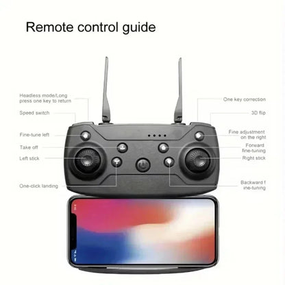 Drone Profissional E88 4K com Câmera HD 1080P, WiFi, FPV, Altura Hold e Design Dobrável