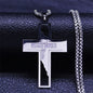 Cruz de Aço Inoxidável – Gargantilha Colar para Homem Banhada a Ouro – Joias Masculinas com Corrente Estilosa (Modelo N1173S02)
