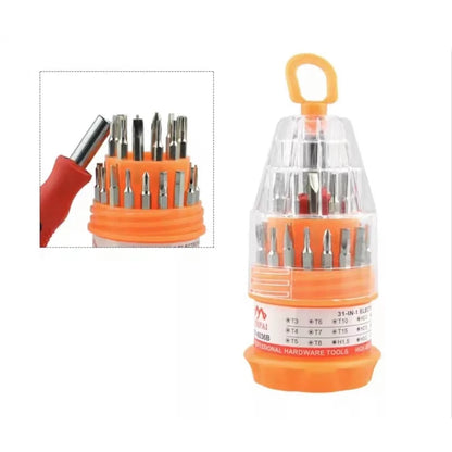 Kit de Ferramentas 31 Peças Torx Philips para Celular, Notebook e PC