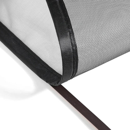 Tela de Janela Magnética Personalizável Preta, Tela Protetora contra Mosquitos, Cortinas para Casa, Tela Invisível Simples, Rede contra Mosquitos