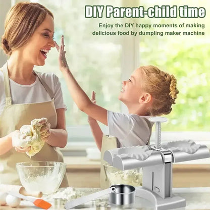 Máquina manual cabeça dupla para fechar pastel, bolinhos.