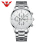 Nibosi relógios masculinos de luxo marca superior relogio masculino famoso moda casual vestido relógio militar quartzo relógios pulso saat