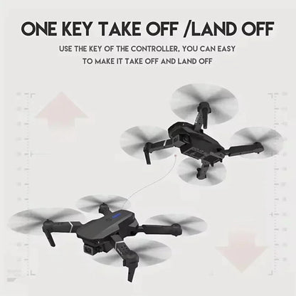 Drone Profissional E88 4K com Câmera HD 1080P, WiFi, FPV, Altura Hold e Design Dobrável