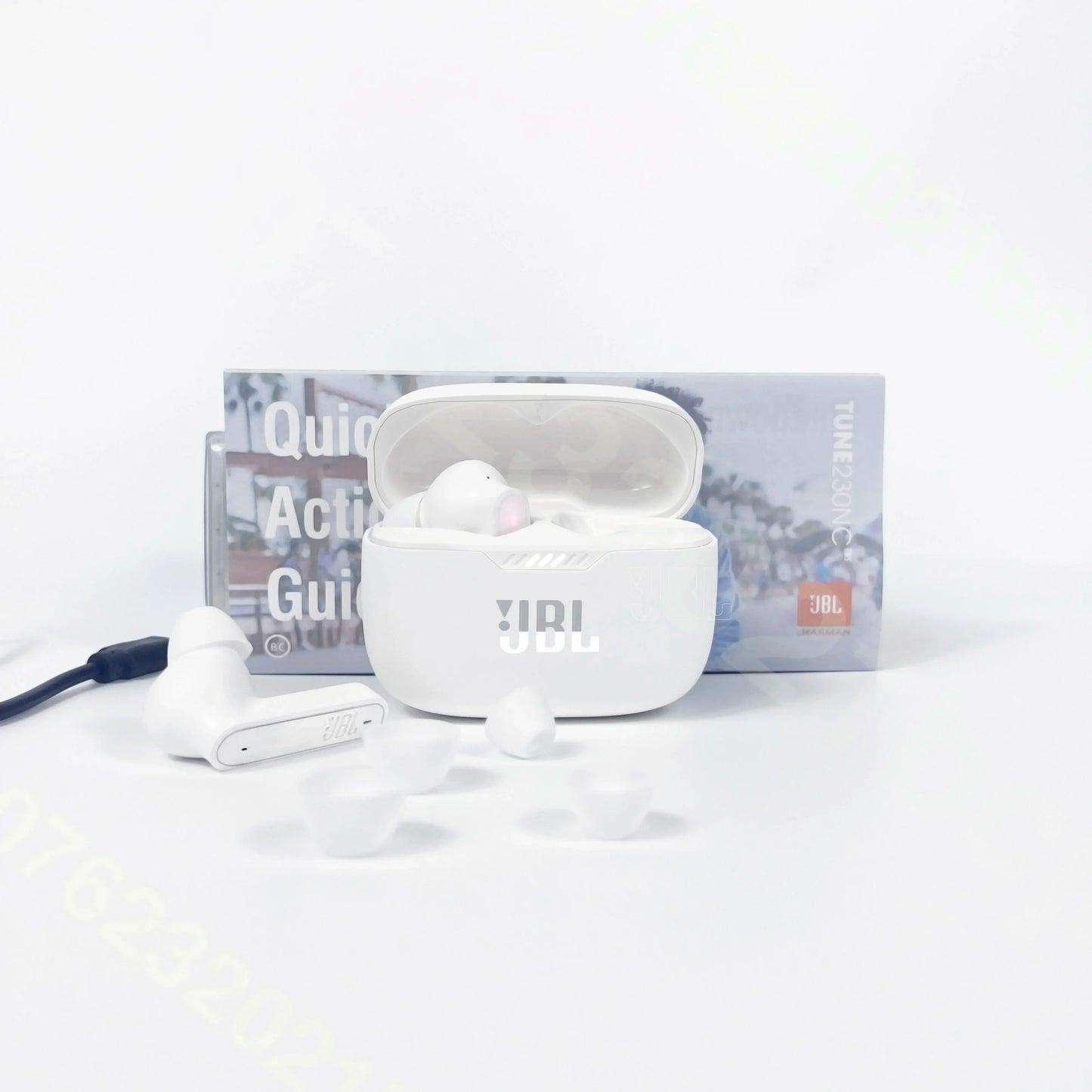 Original jbl tune 230nc tws sem fio bluetooth fone de ouvido estéreo baixo à prova dwaterproof água esportes fone com microfone t230nc