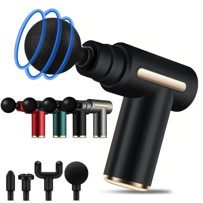 Gun de Fascia Portátil 2025 - Massagem de Tecidos Profundos, Mini, Leve e Ajustável com Velocidade Variável - Equipamento de Massagem Ideal para Todo o Corpo