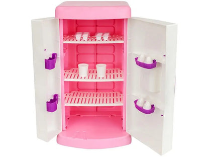Refrigerator de brinquedo, Geladeira de Brinquedo, 9 Peças