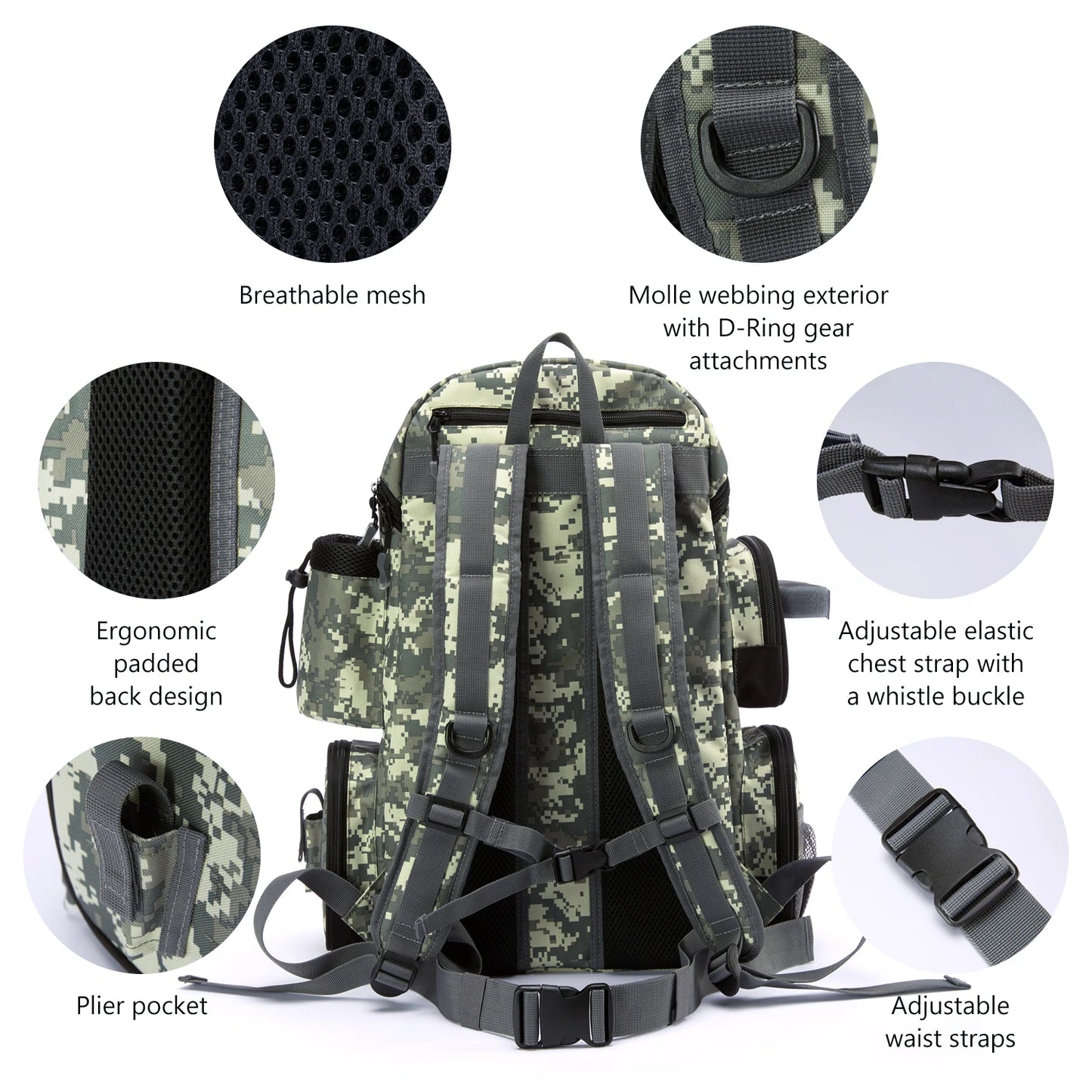Mochila De Pesca Multifuncional