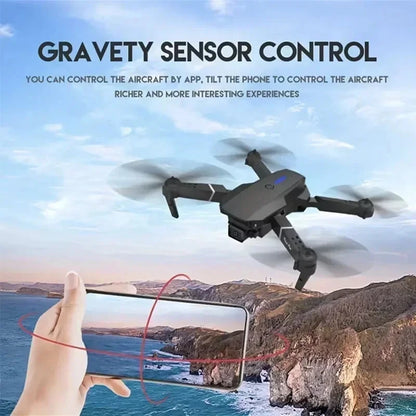Drone Profissional E88 4K com Câmera HD 1080P, WiFi, FPV, Altura Hold e Design Dobrável
