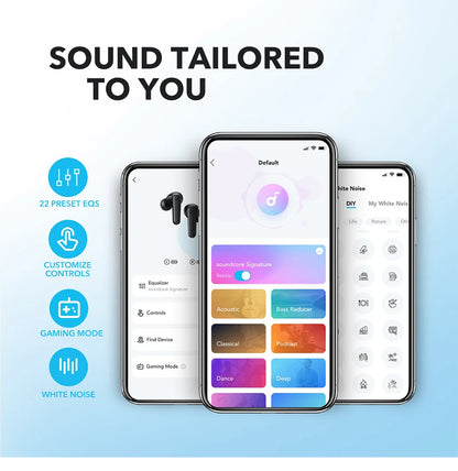 Fones de Ouvido Sem Fio Soundcore by Anker P20i, 30h de Duração, Fones Bluetooth Sem Fio
