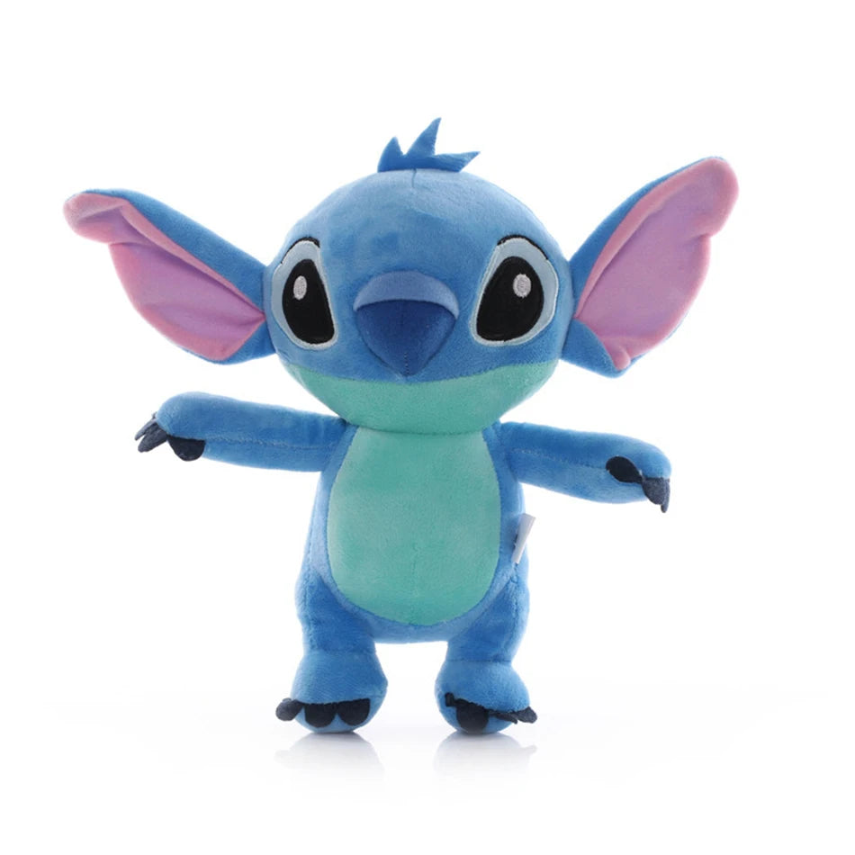 Bonecas de Pelúcia Disney Cartoon Azul e Rosa Stitch - Brinquedos Stitch 20CM - Brinquedos de Pelúcia Stitch - Presentes para Crianças.
