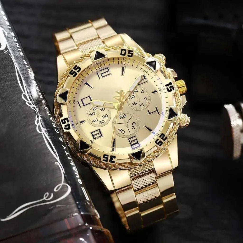 Relógio Masculino Pallyjane Silver - Metal, Prata, À Prova D'Água com LED Master