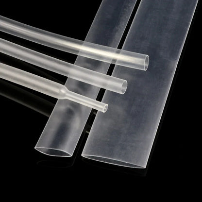 Tubo termo retrátil 25mm diâmetro, transparente, 5 metros
