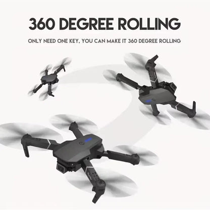 Drone Profissional E88 4K com Câmera HD 1080P, WiFi, FPV, Altura Hold e Design Dobrável