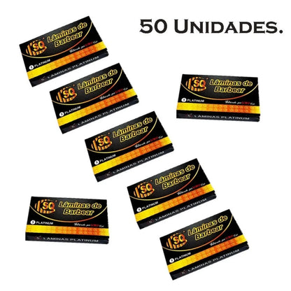 Lamina Para Barbear Lord Platinum Profissional Cx 50 Unidades