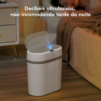 Lixeira Automática com Sensor, Lixeira de Banheiro, Lixeira Automática, Lixeira para Cozinha, Lixeira Inteligente com Sensor, 12L