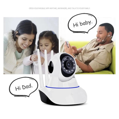 Câmera 360º Wi-Fi com Visão Noturna.