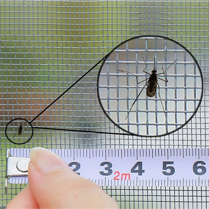 Tela de Janela Magnética Personalizável Preta, Tela Protetora contra Mosquitos, Cortinas para Casa, Tela Invisível Simples, Rede contra Mosquitos